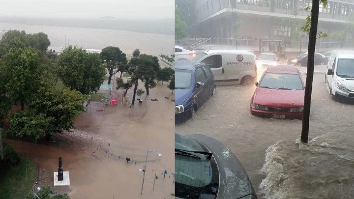Εικόνες αποκάλυψης στη Θεσσαλονίκη από την κακοκαιρία – Παρασύρθηκαν άνθρωποι από τα ορμητικά νερά [Εικόνες-Βίντεο]